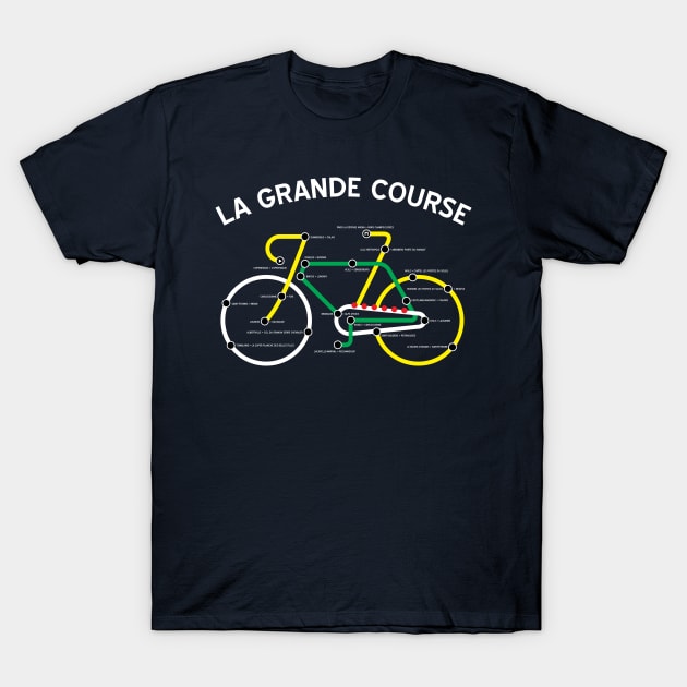 la grande course T-Shirt by reigedesign